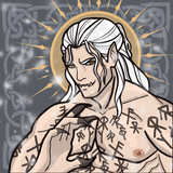 Neri Bubble-Free Sticker, Averil the Artist Collection