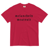 Neri Quote "Melancholy Meatsuit" Comfort Colors Short-Sleeve - Black Logo