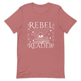 Rebel Reader Unisex T-Shirt White Logo