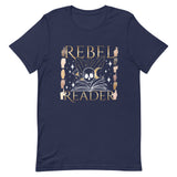 Rebel Reader Unisex T-Shirt - Gold Logo