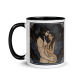 Raina and Alexus Thermal Pool Mug with Color Inside, Averil the Artist Collection