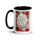 Hero Quote Mug with Color Inside