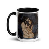Raina and Alexus Thermal Pool Mug with Color Inside, Averil the Artist Collection