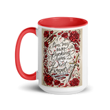 Hero Quote Mug with Color Inside