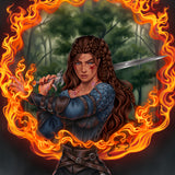 Raina Bloodgood Art Print by Penellope Beresford