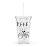 Rebel Reader Clear Plastic Tumbler