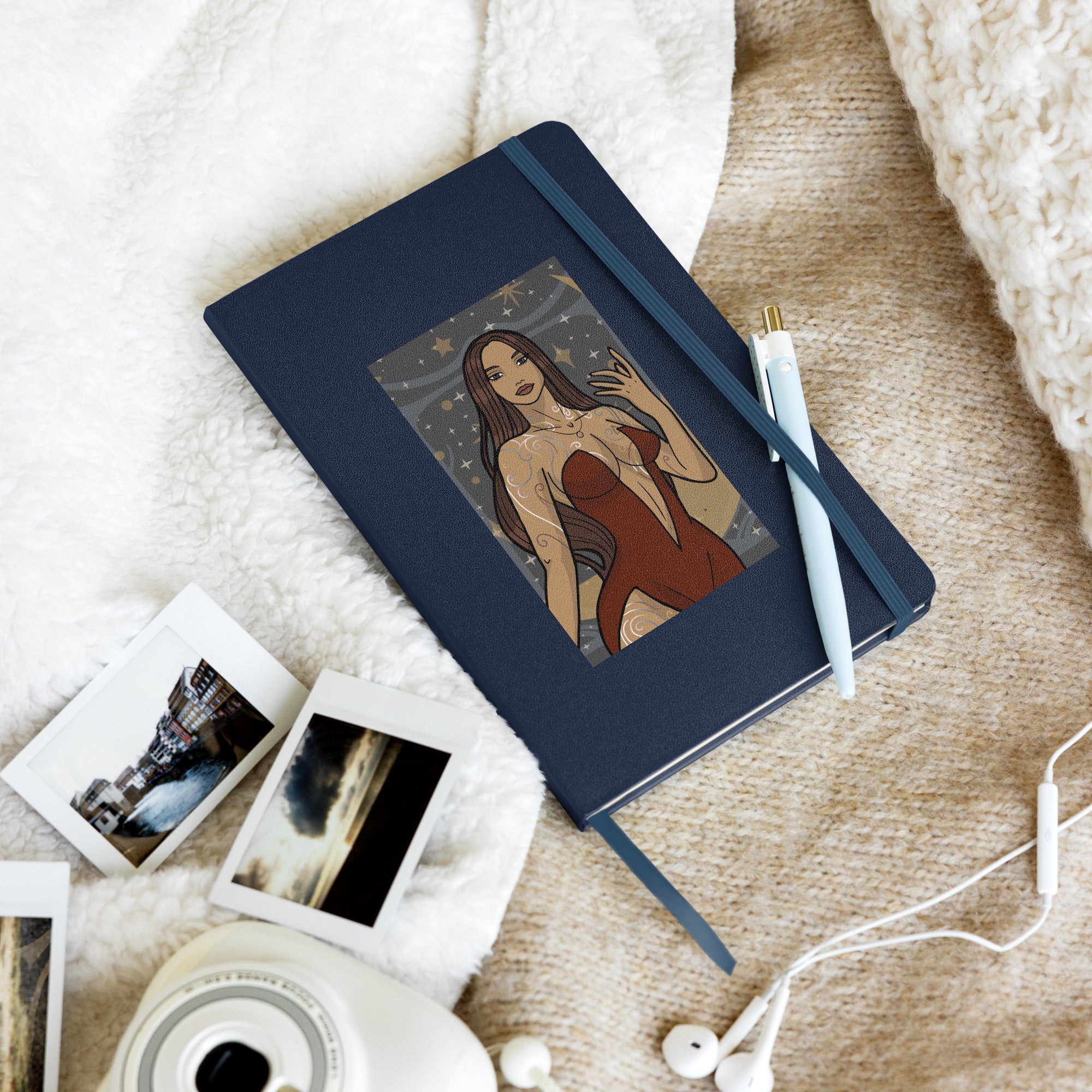 Raina Bloodgood Hardcover Bound Notebook, Averil the Artist Collection