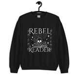 Rebel Reader Unisex Sweatshirt White Logo