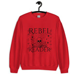 Rebel Reader Unisex Sweatshirt Black Logo