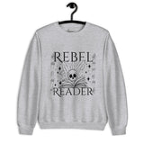 Rebel Reader Unisex Sweatshirt Black Logo