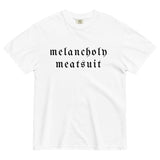 Neri Quote "Melancholy Meatsuit" Comfort Colors Short-Sleeve - Black Logo