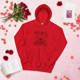 Rebel Reader Unisex Hoodie Black Logo