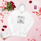 Rebel Reader Unisex Hoodie Black Logo