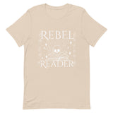 Rebel Reader Unisex T-Shirt White Logo